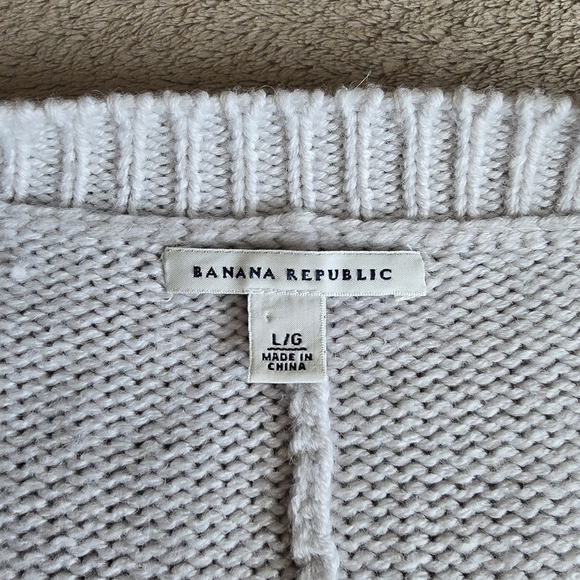 Banana Republic wool and alpaca blend open front cardigan size large - Picture 11 of 12